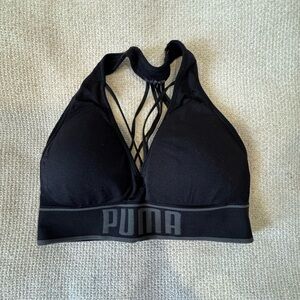 PUMA Women's Black Sports Bra